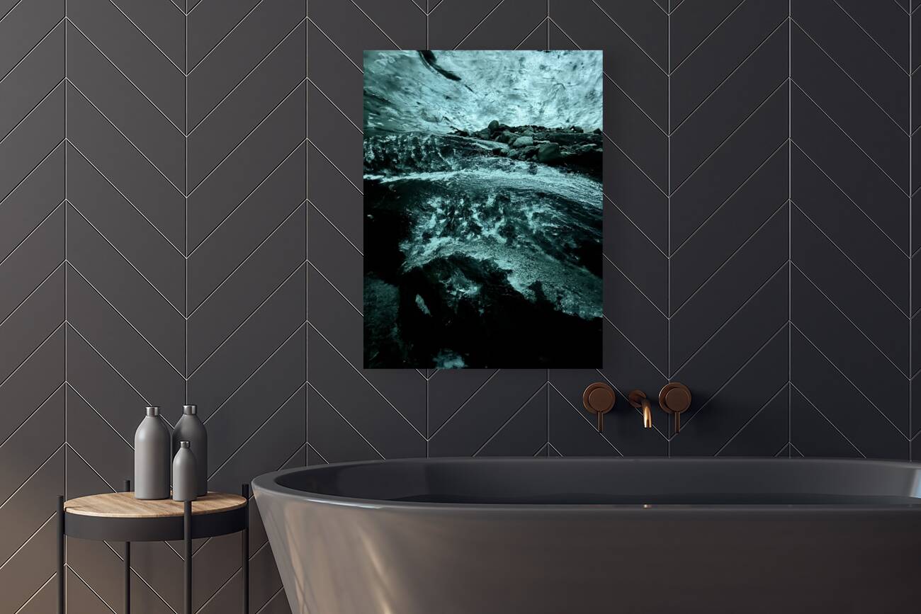 Ice Cave at Vatnajokull 6 Iceland Reproduction