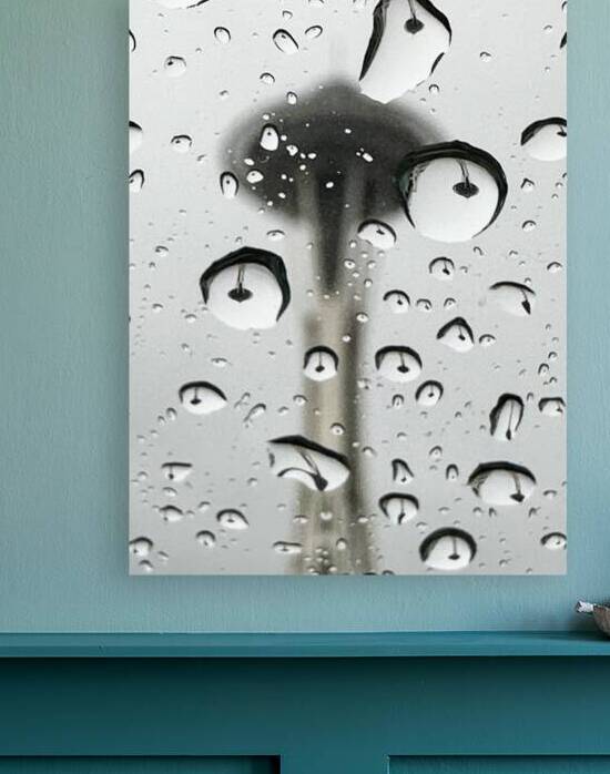 Space Needle - Rain in Seattle Series by JJONES ARTS