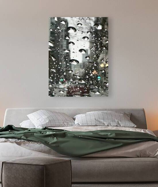 Pioneer Square on 1st Ave - Rain in Seattle Series by JJONES ARTS