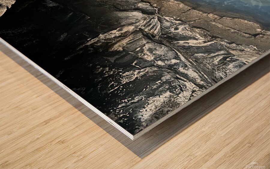 Grjotagja Iceland Wood print