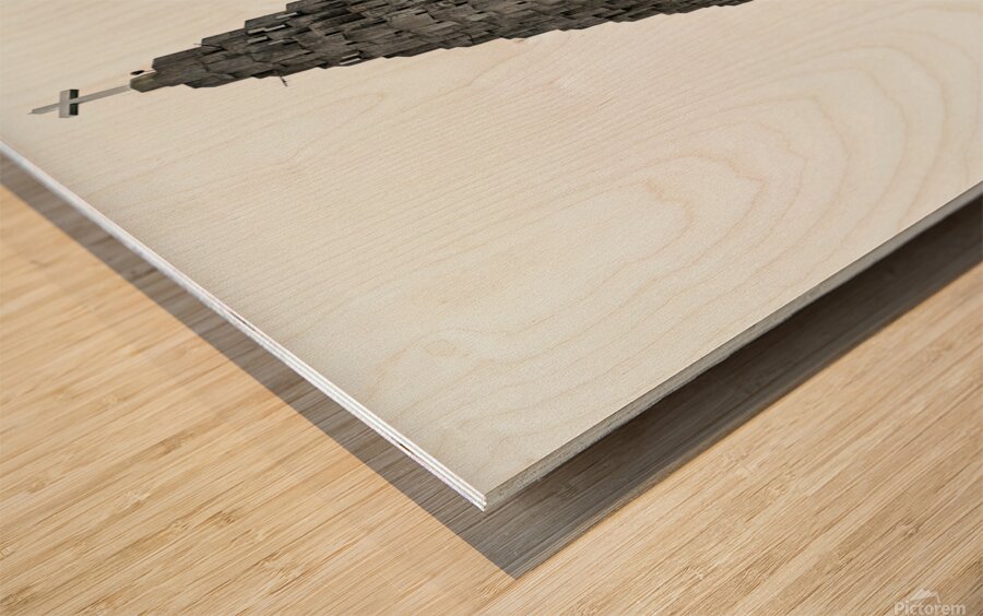 Hallgrimskirkja Reykjavik Iceland Wood print