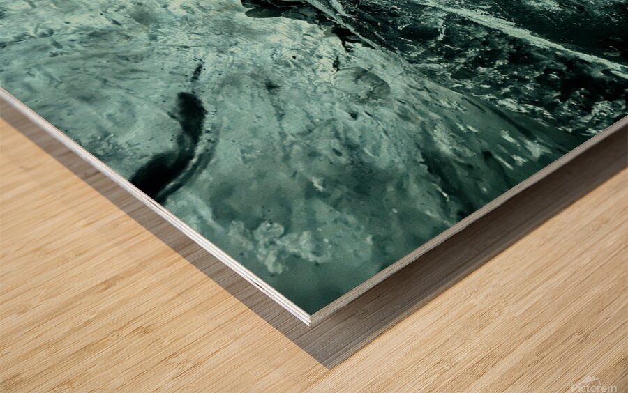 Ice Cave at Vatnajokull 6 Iceland Wood print