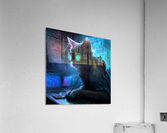 Hacker Cat Cyberpunk   Acrylic Print