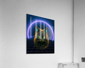 Hacker Cat Cyberpunk   Acrylic Print