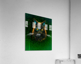 Matrix hacker cat cyberpunk  Acrylic Print