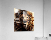 Twisted lion face Acrylic Print