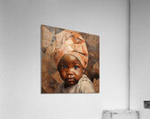 Afrocentric Kids Wall Print Acrylic Print