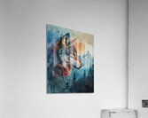 Wolf canvas wall art  Acrylic Print