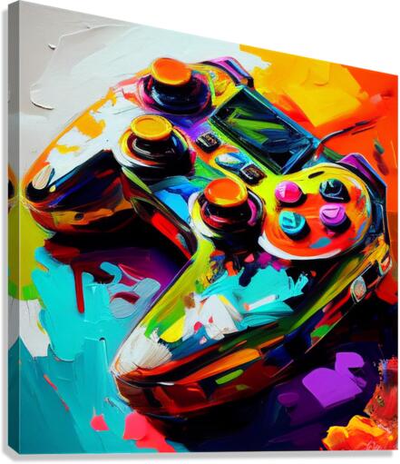 Keep calm gamer zone  Canvas Print