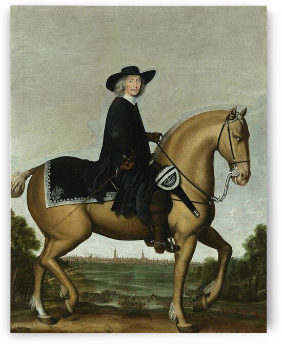 Portrait of Bernhard von Galen by Wolfgang Heimbach 1674 by Goldfishwallart