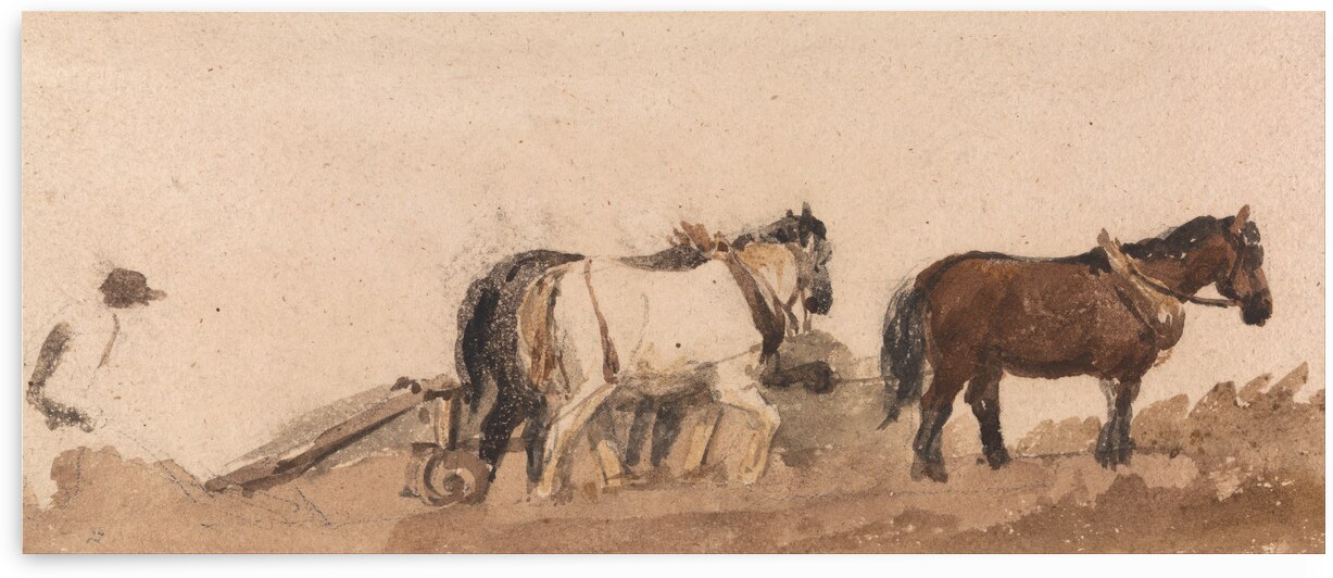Plough Horses by Peter DeWint    by Goldfishwallart