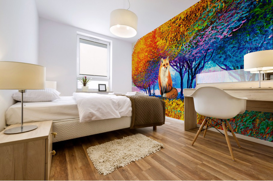 Be like the Fox Mural print