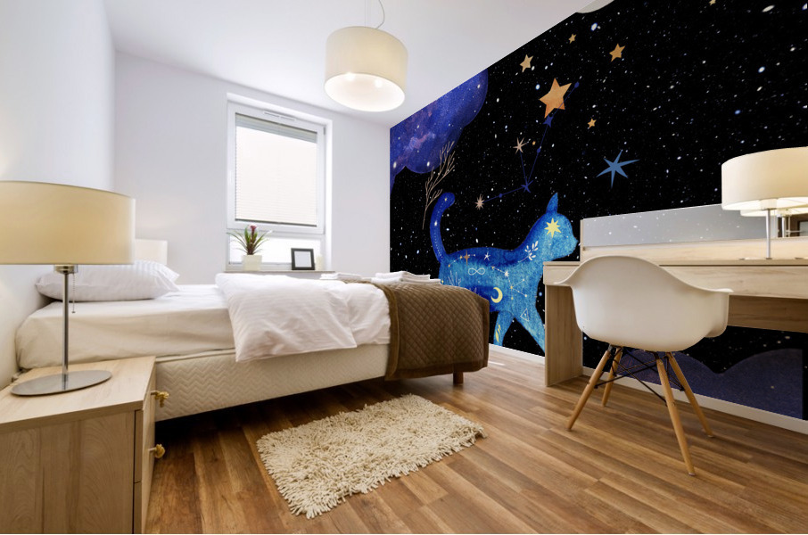 Explore the universe  Mural print