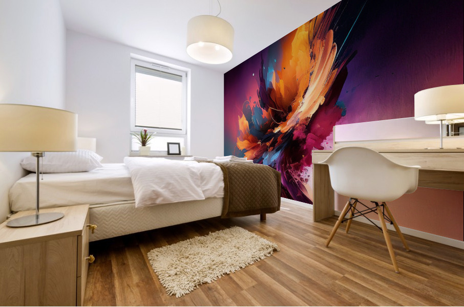 Abstract wall art   Mural print