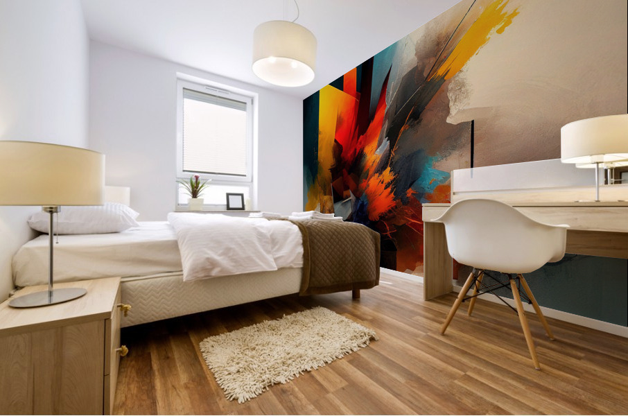 Abstract wall art Mural print