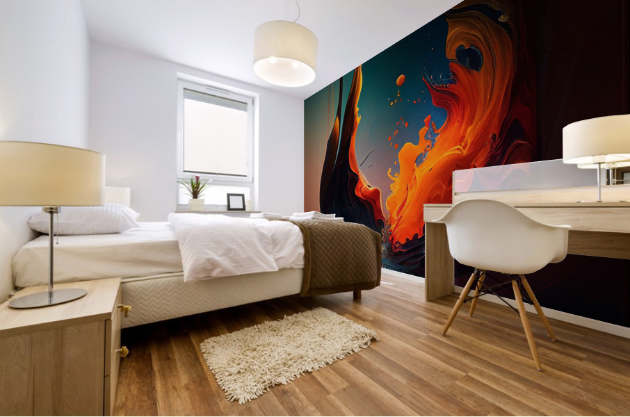Abstract wall art  Mural print