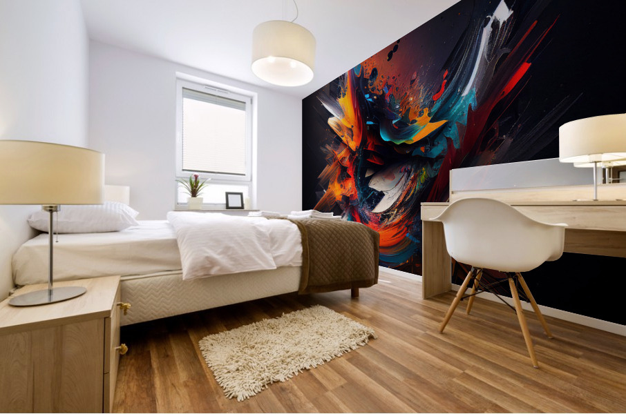 Abstract wall art    Mural print