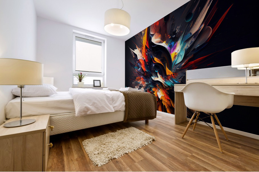 Abstract wall art   Mural print