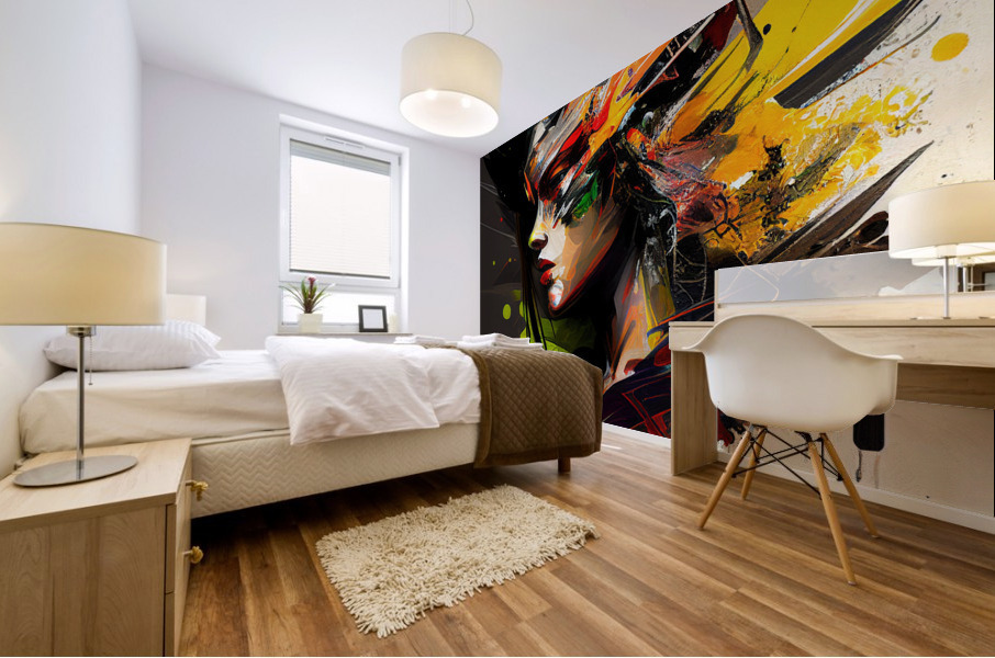 Abstract wall art   Mural print