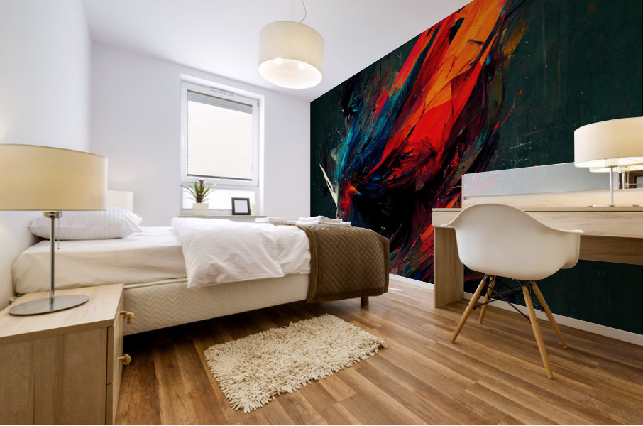 Abstract wall art   Mural print