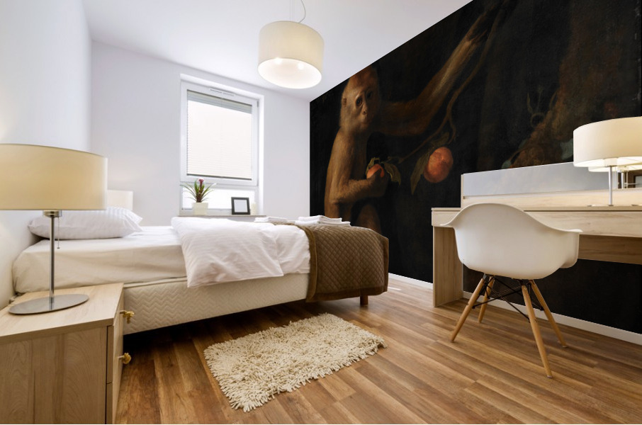  A Monkey by George Stubbs Mural print