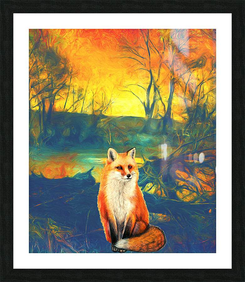 Be like the fox Picture Frame print
