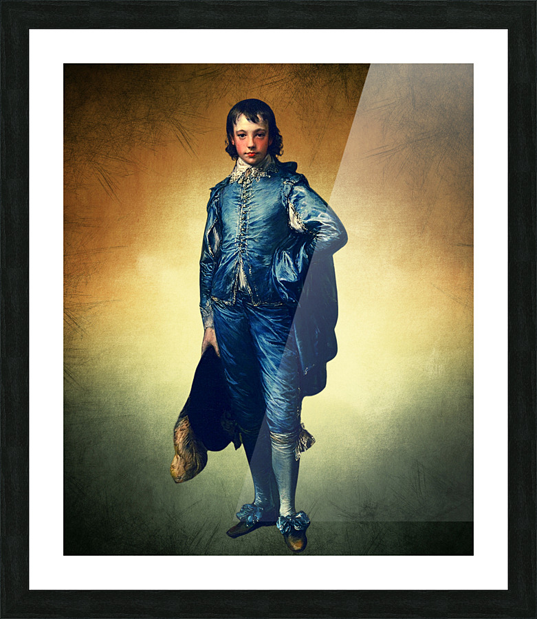 The Blue Boy  Picture Frame print