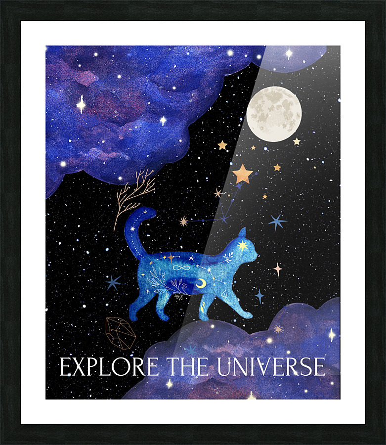 Explore the universe  Picture Frame print