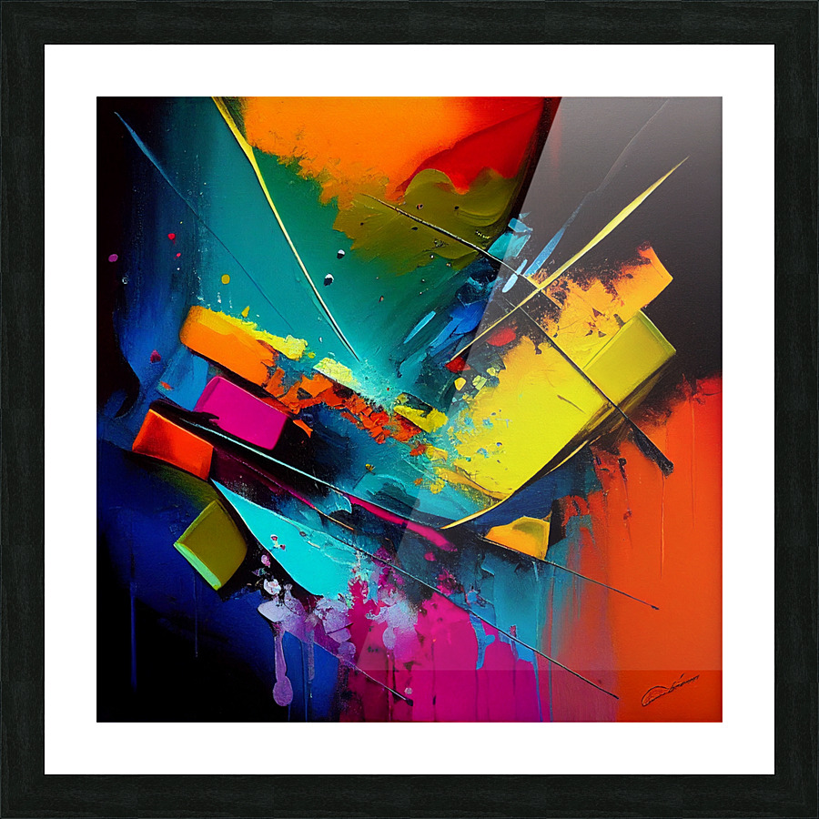 Lost Abstract  wall art   Picture Frame print