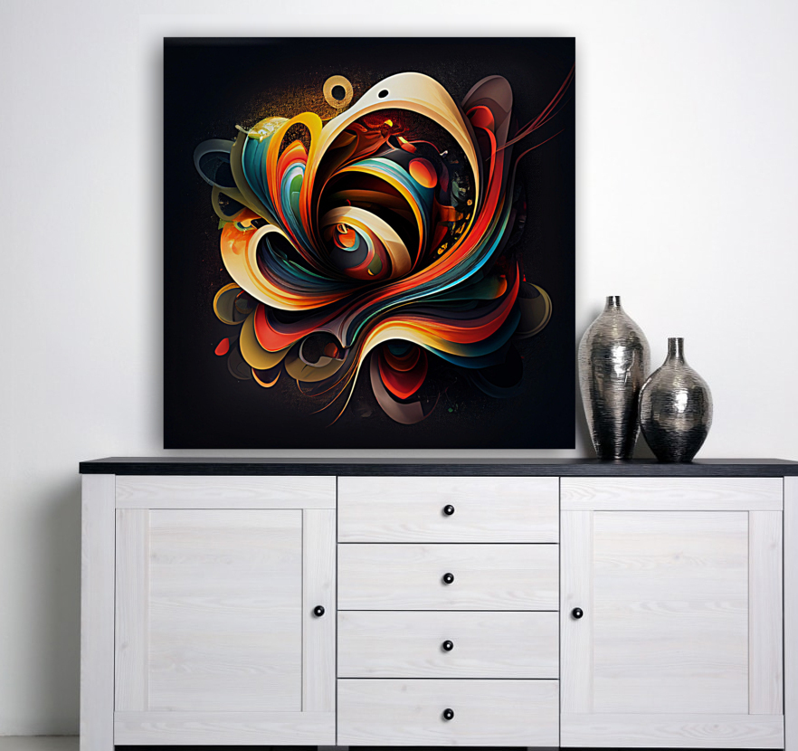 Abstract wall art   Reproduction