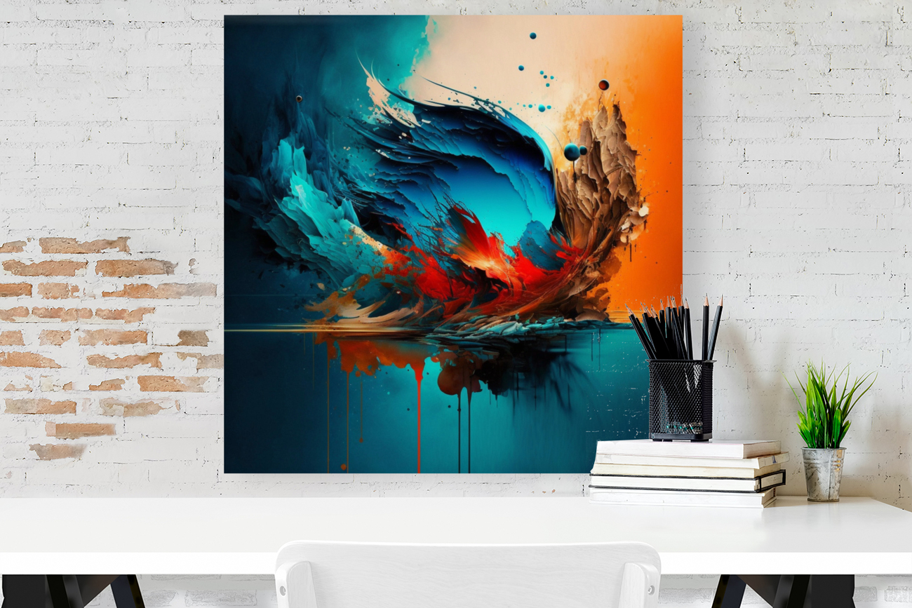 Abstract wall art   Reproduction