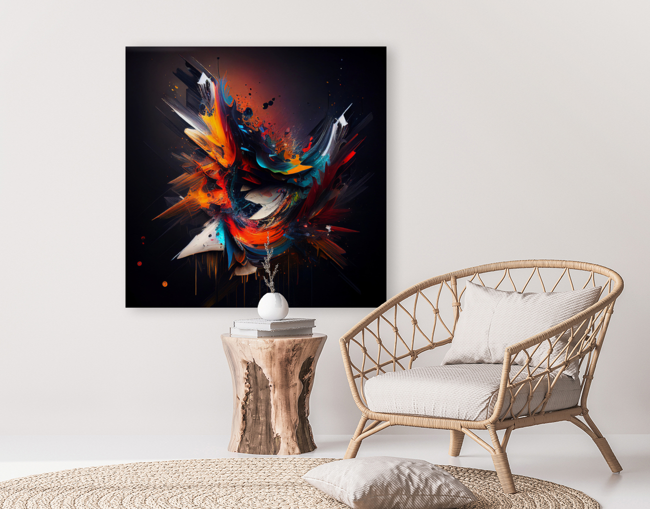 Abstract wall art    Reproduction