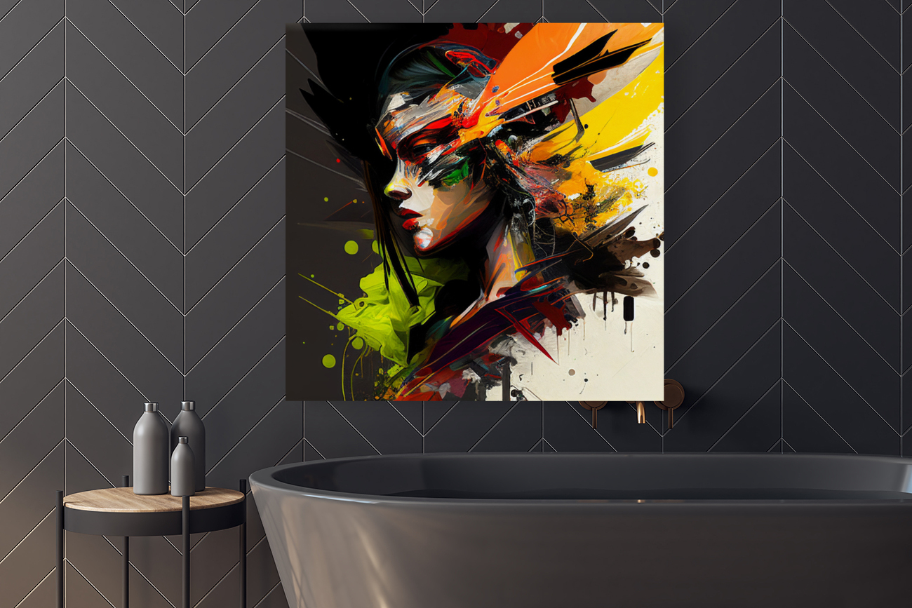 Abstract wall art   Reproduction
