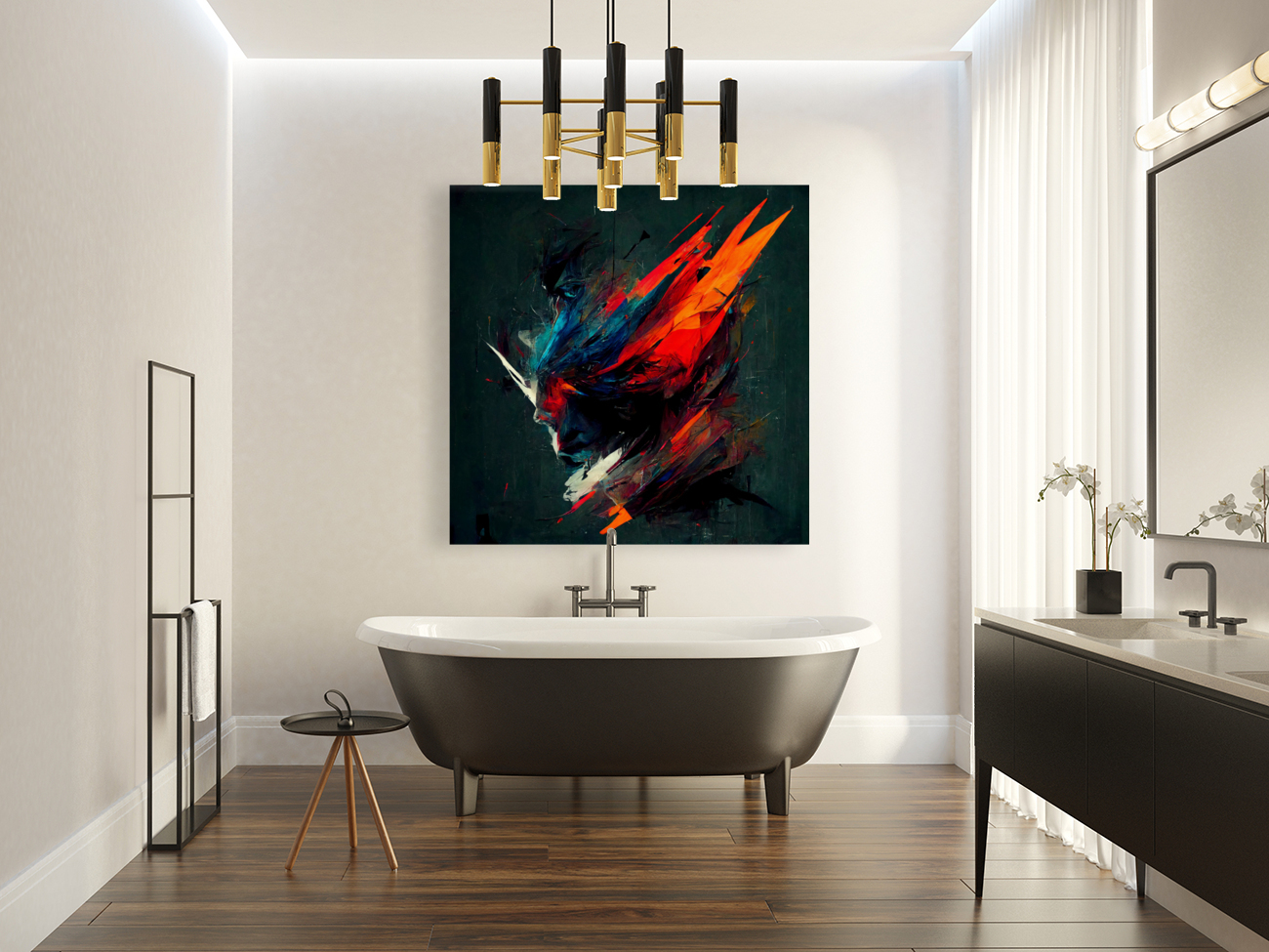Abstract wall art   Reproduction