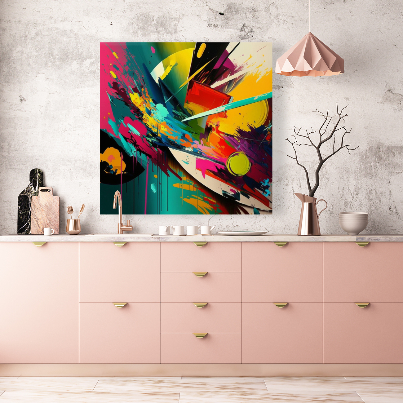 Abstract  wall art   Reproduction