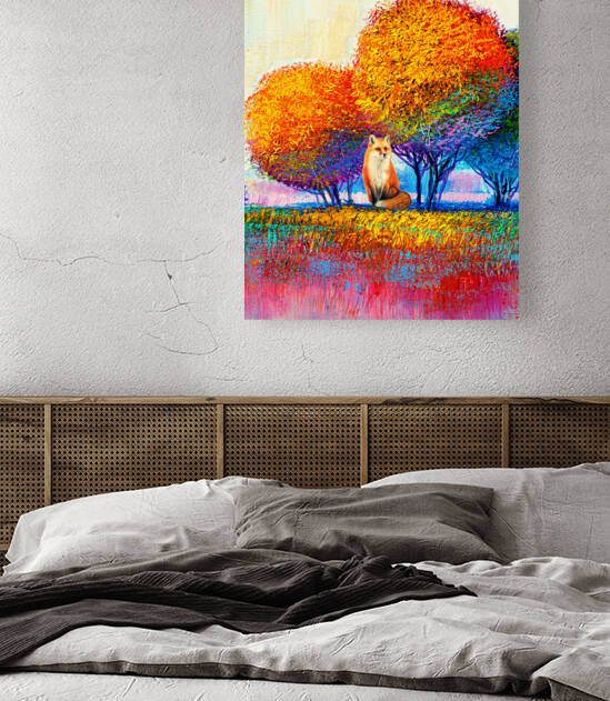 Be like the Fox by Goldfishwallart