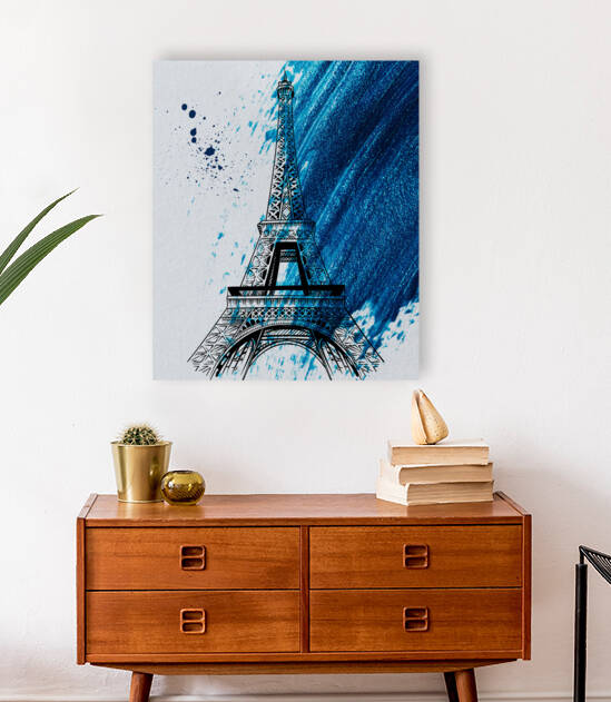 Eiffel Tower Tour Eiffel Paris by Goldfishwallart