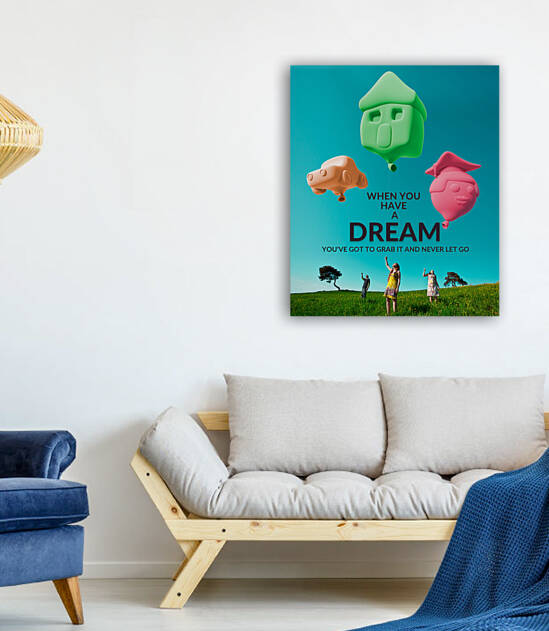 When you have a DREAM  by Goldfishwallart