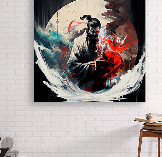 feng shui painting  by Goldfishwallart
