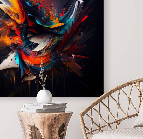 Abstract wall art    by Goldfishwallart