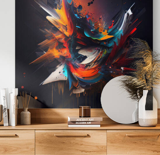 Abstract wall art   by Goldfishwallart