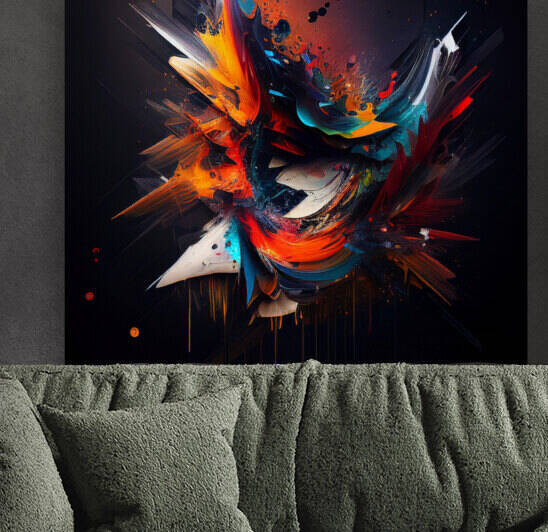 Abstract wall art   by Goldfishwallart