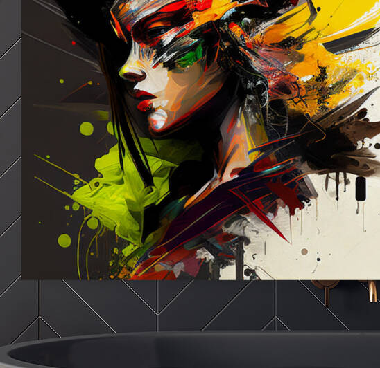 Abstract wall art   by Goldfishwallart