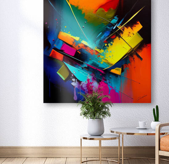 Lost Abstract  wall art   by Goldfishwallart