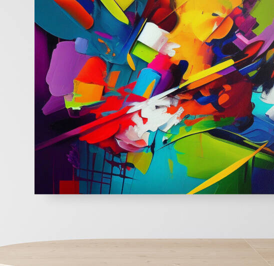 Great anger Abstract  wall art by Goldfishwallart