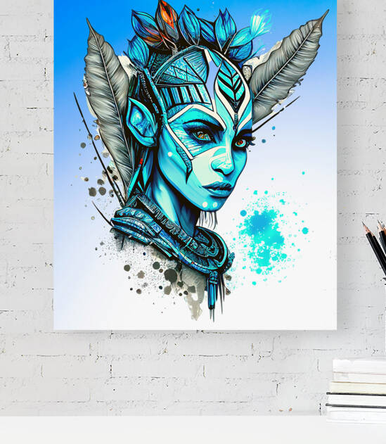 Avatar way of the water  by Goldfishwallart