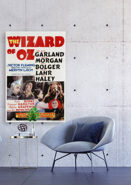 WIZARD OF OZ ORIGINAL POSTER 1939 by Goldfishwallart