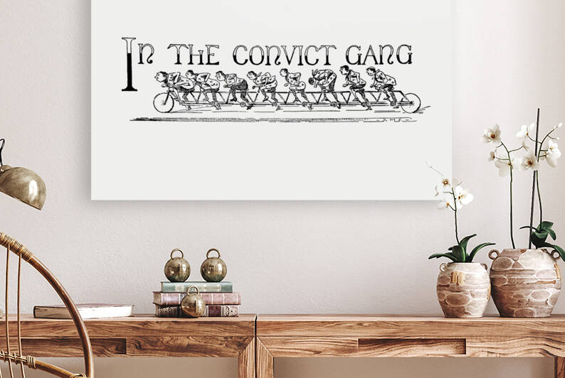 In the Convict Gang from The Calton Ballads by Goldfishwallart