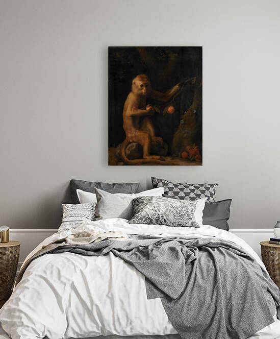  A Monkey by George Stubbs by Goldfishwallart