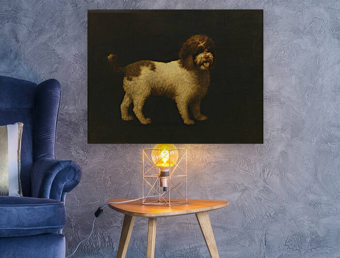  Water Spaniel by George Stubbs by Goldfishwallart
